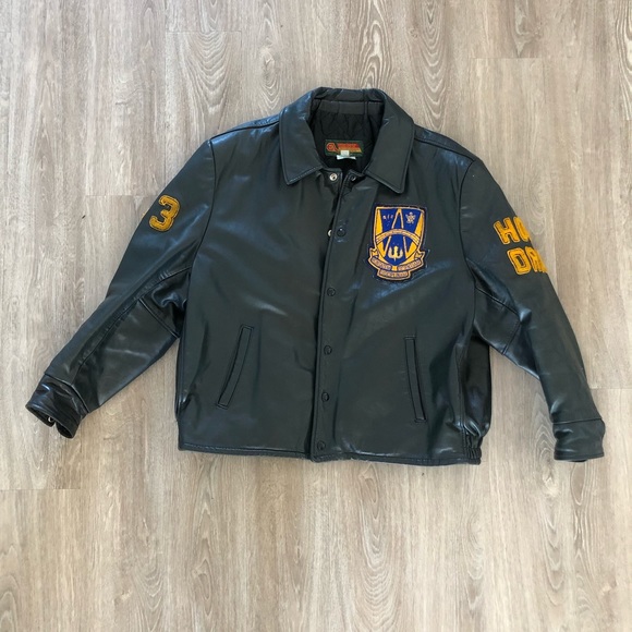 University of Windsor Drama class of 1993 leather varsity jacket - Picture 1 of 7